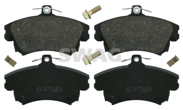 set placute frana,frana disc 55 91 6214 SWAG